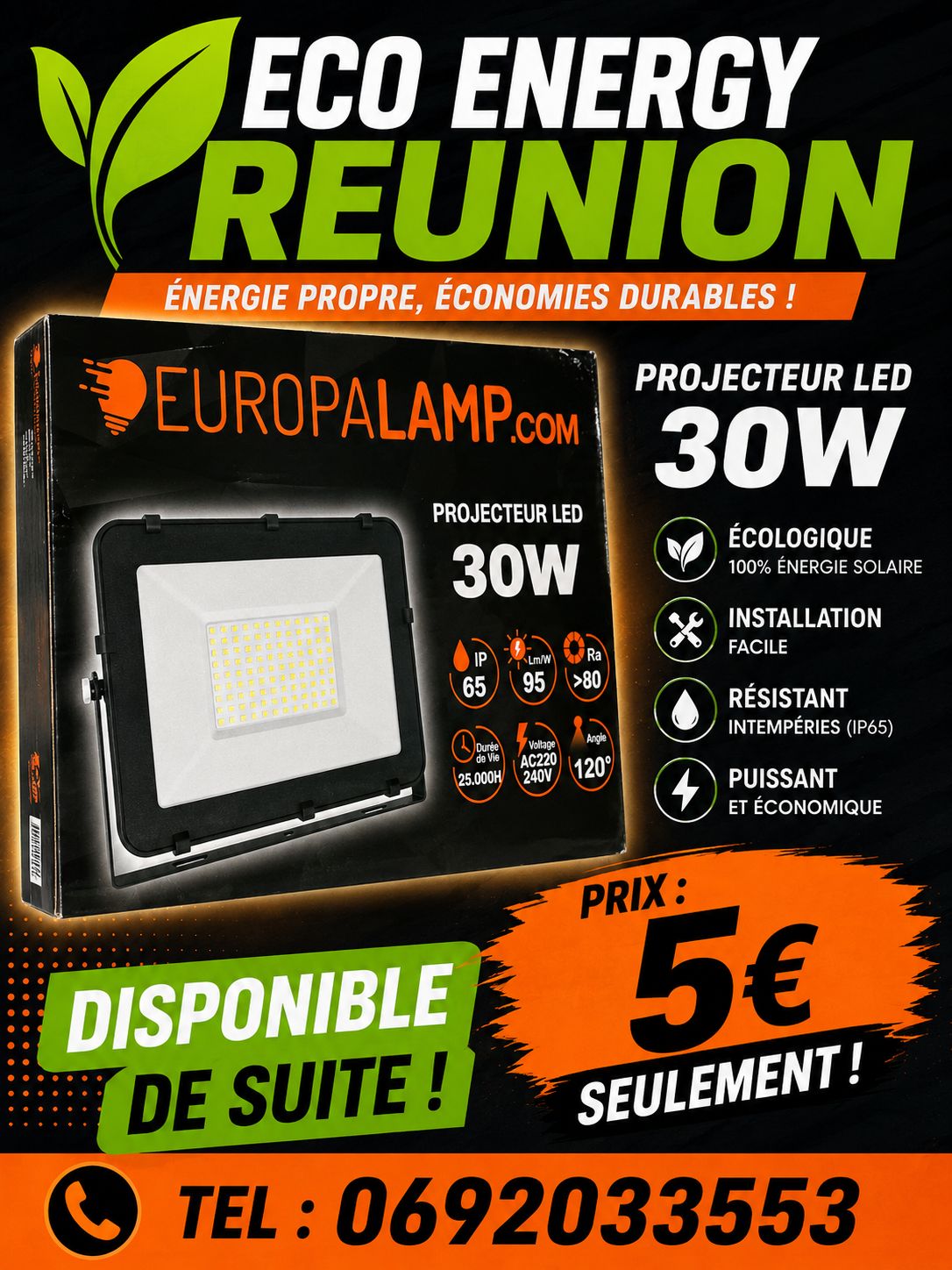 Projecteur LED 5W